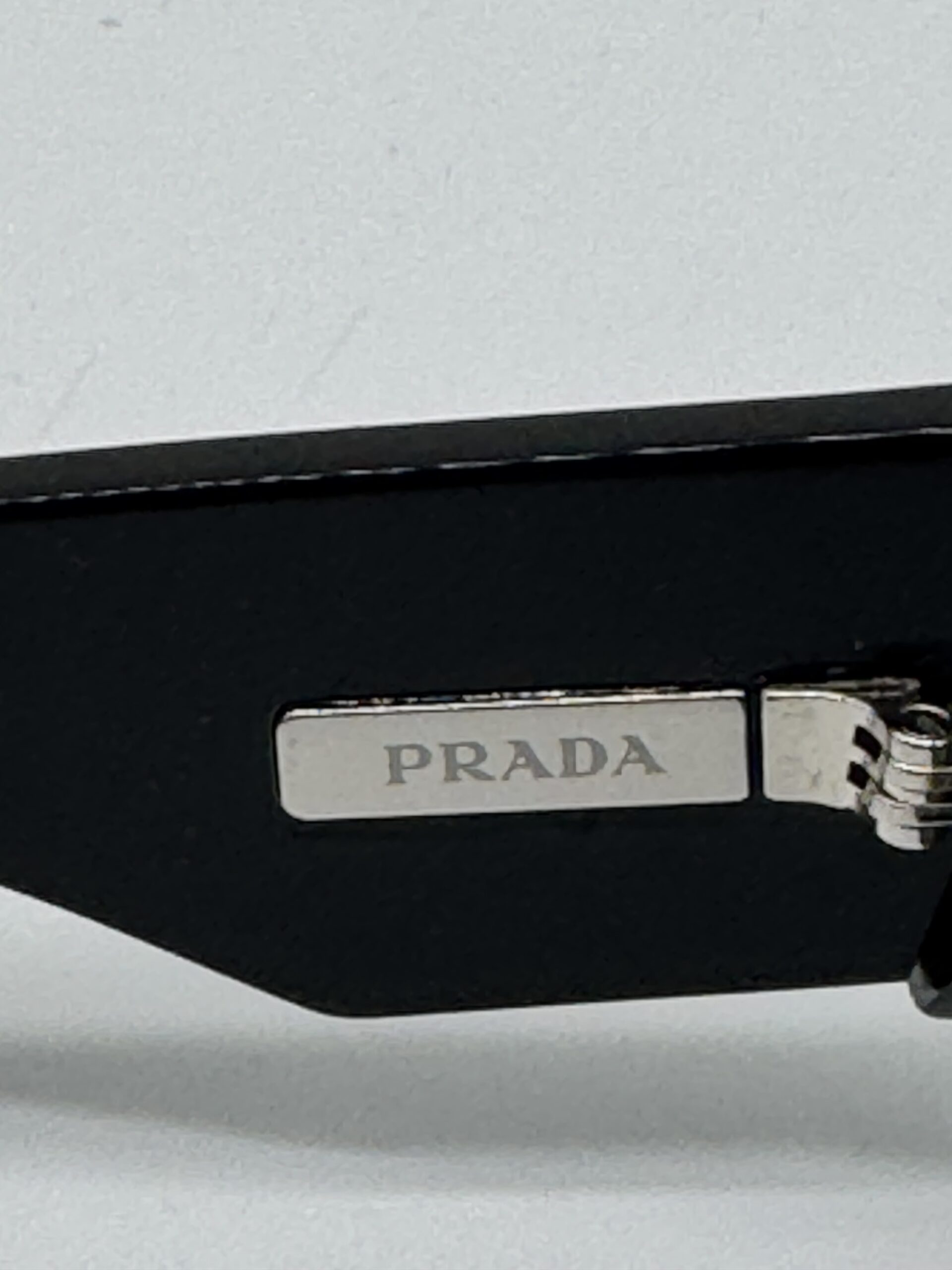 Pre Owned PRADA Black Sunglasses with triangle logo
