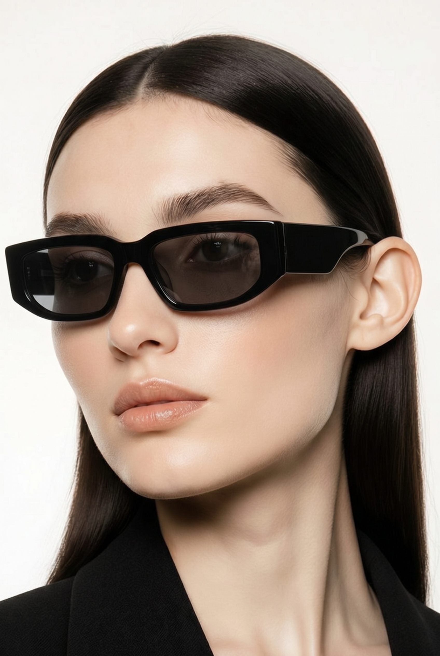 Pre Owned PRADA Black Sunglasses with triangle logo