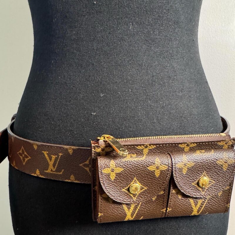 Pre-Owned LOUIS VUITTON Ceinture Pochette Duo Monogram Belt Bag
