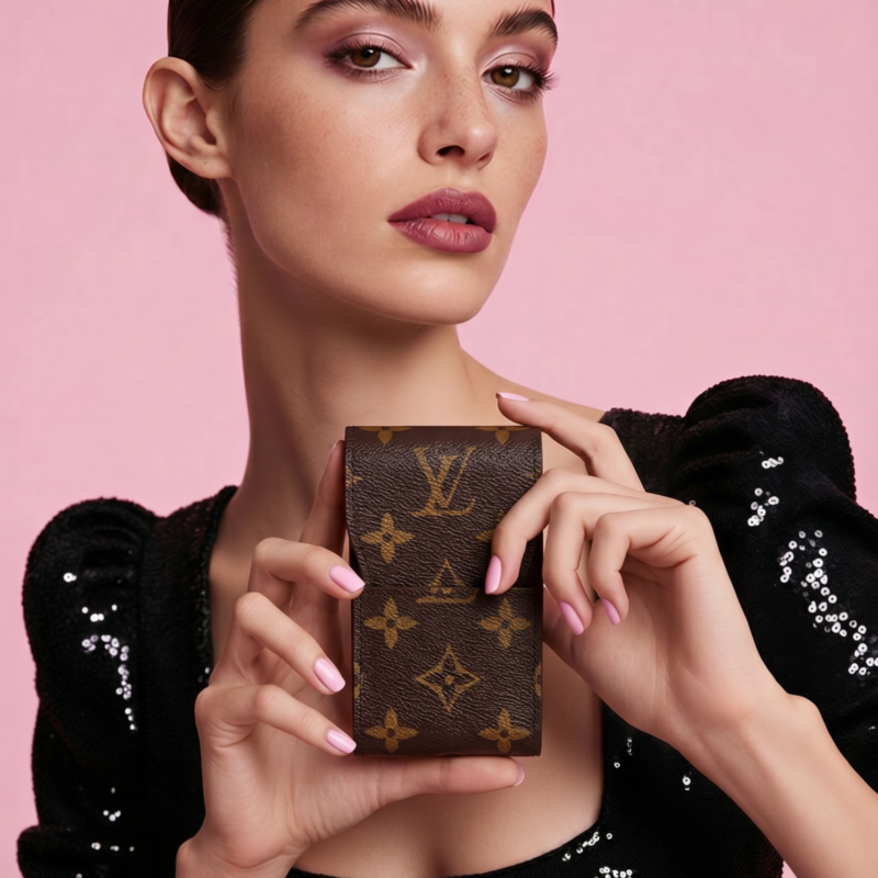 Pre-Owned LOUIS VUITTON Monogram Etui Case