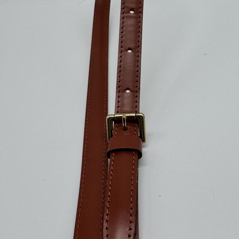 Pre-Owned LOUIS VUITTON Kenyan Fawn Epi Leather 47 Inch Adjustable Shoulder Strap with Gold-Toned Hardware
