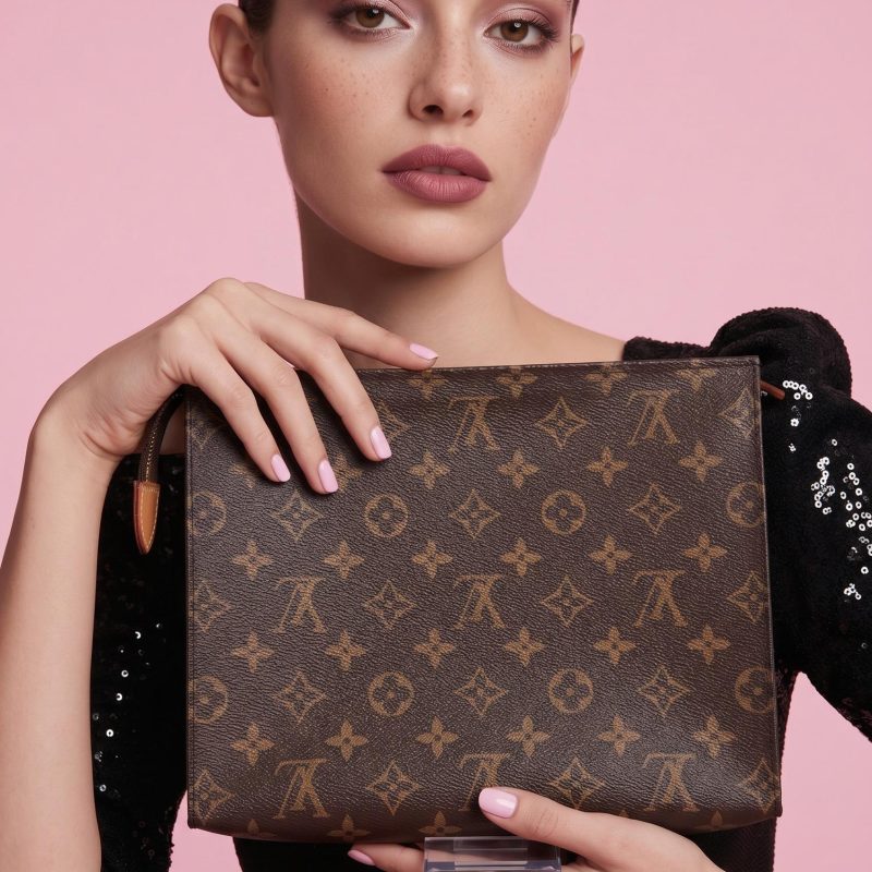 Pre-Owned Louis Vuitton Canvas Toiletry Pouch Monogram 26