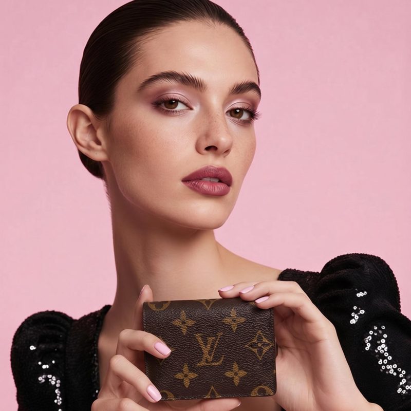 Pre-Owned Louis Vuitton Monogram Cardholder Enveloppe Carte de Visite Small Leather Goods